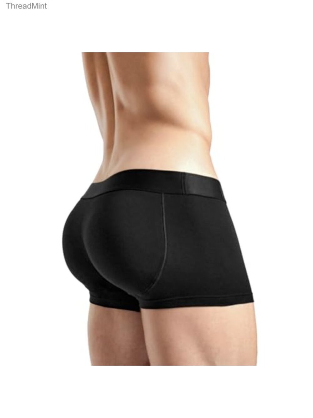 Low Rise Boxer Briefs with Removable Padded Enhancing Pads Cotton Elastane